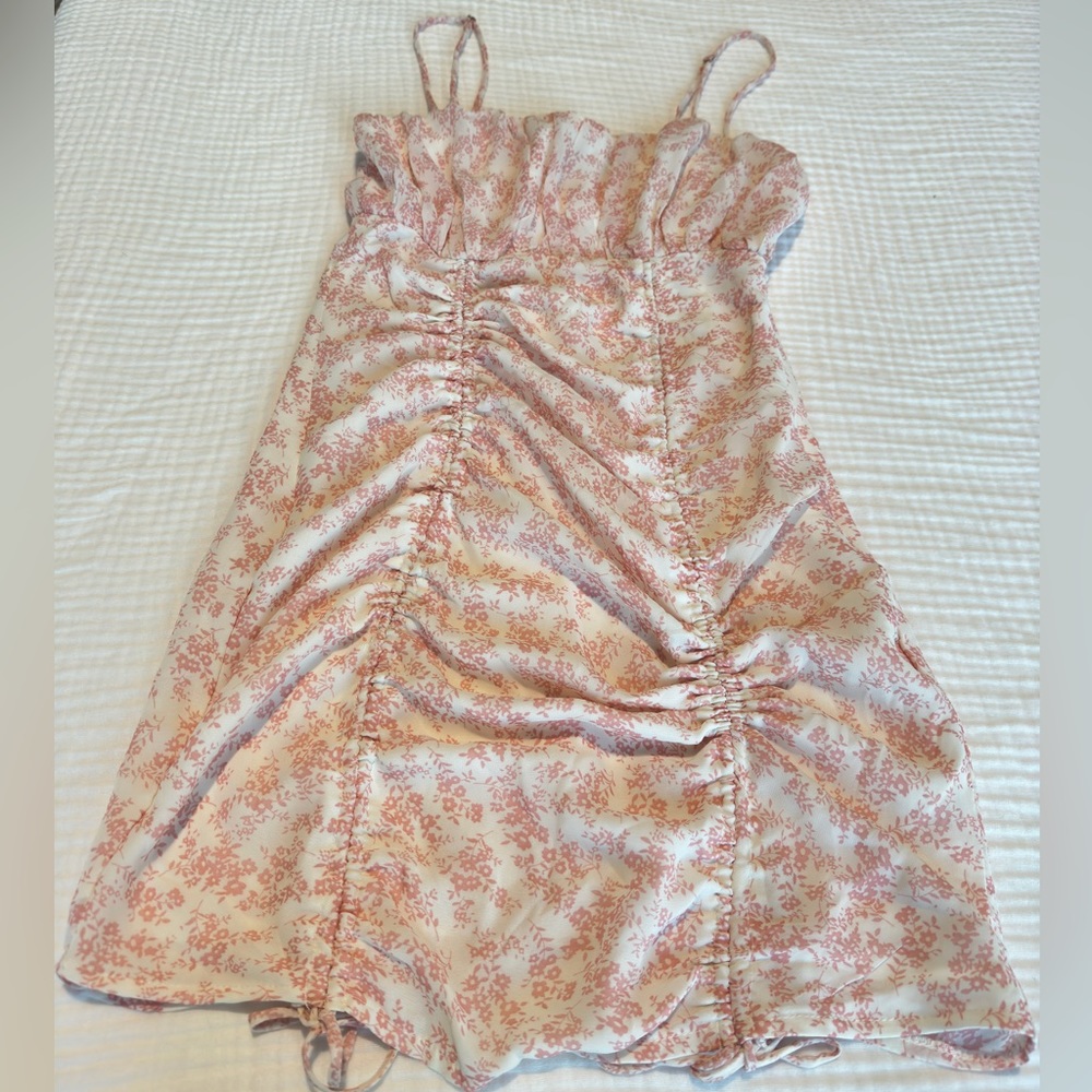 PRINCESS POLLY PINK FLORAL MINI DRESSS